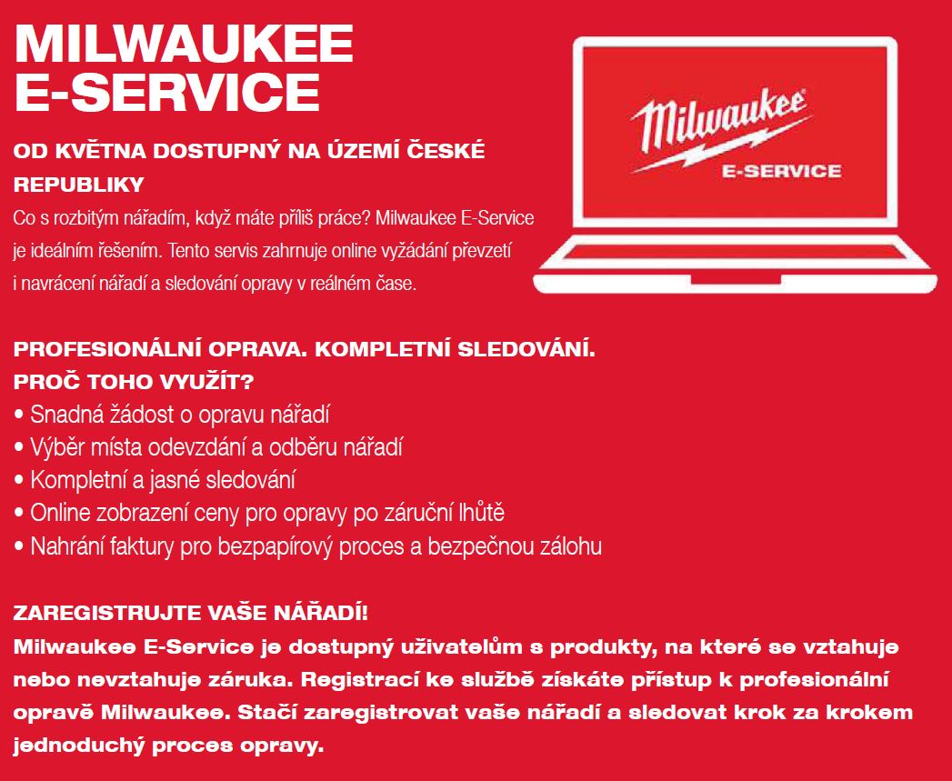 E-servis Milwaukee 1